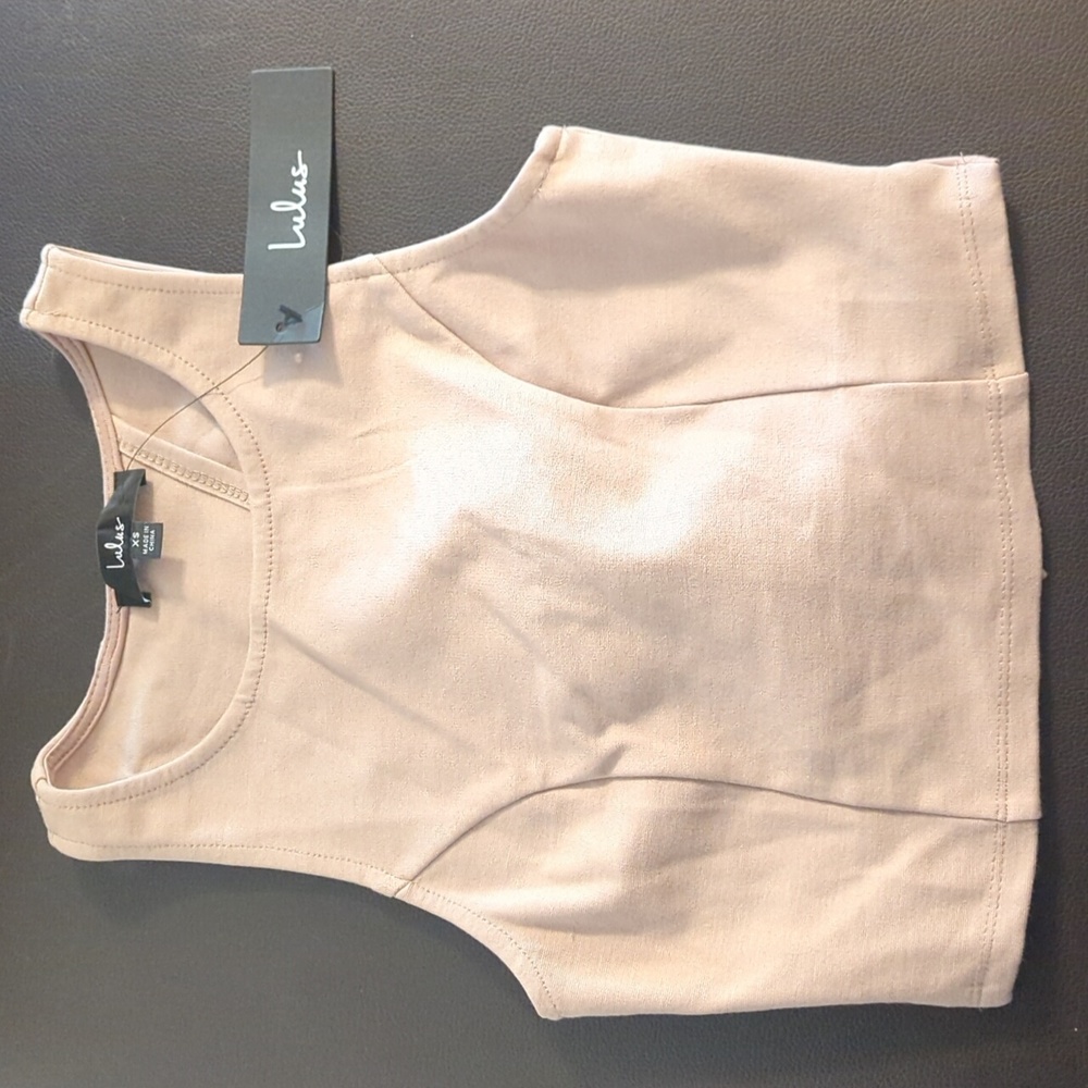 Tie back crop top